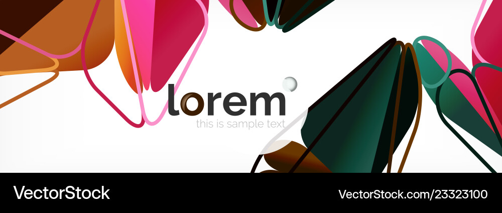 Geometric Abstract Background Vector Image