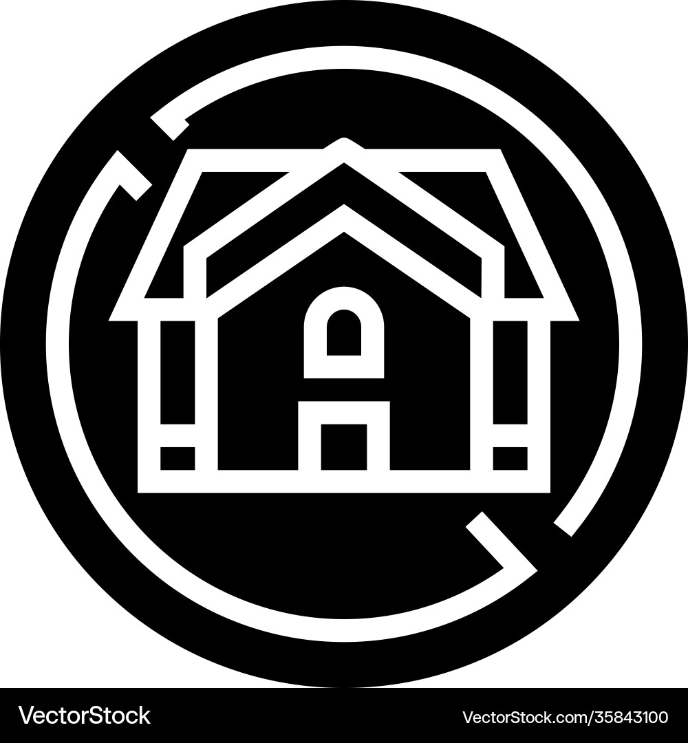 Homeless poverty problem glyph icon Vector Image