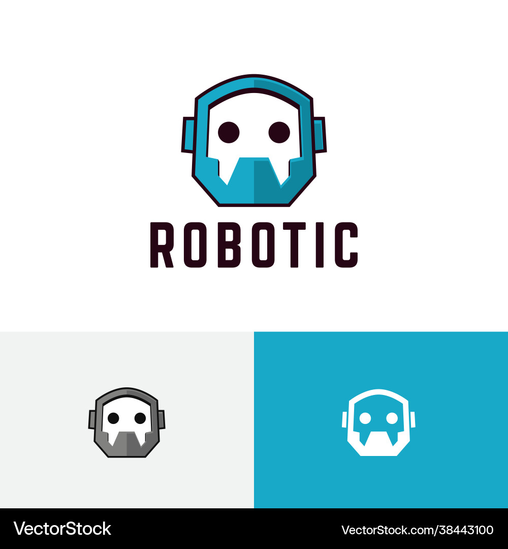 Robot automatic worker computer technology cute Robot automatic worker computer technology cute vector image