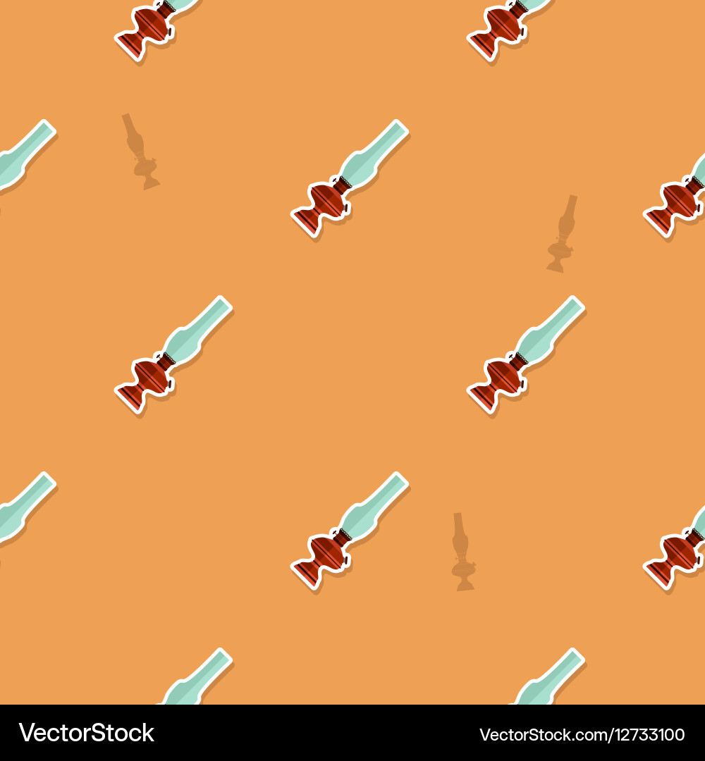 Seamless pattern with lanterns vector image