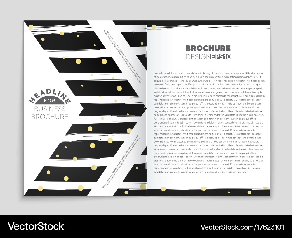 Abstract layout background set for art Vector Image