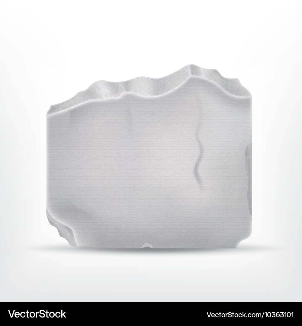 Broken stone Vector Image