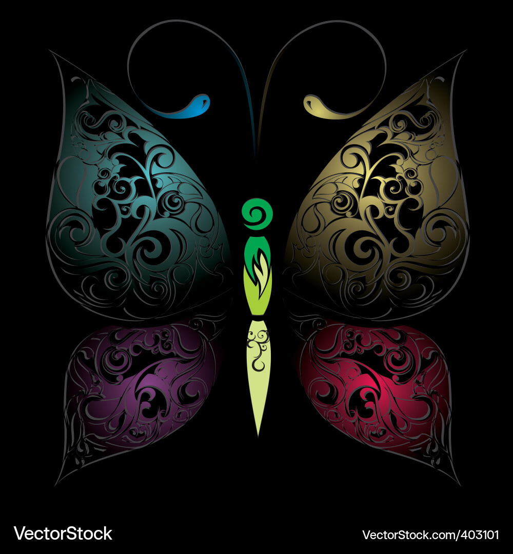 Butterfly Design Vektorbild