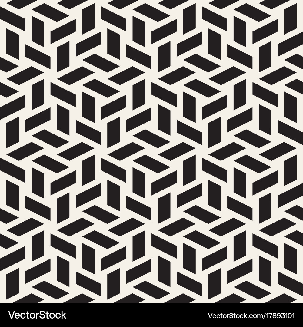 Cubic Grid Pattern Vector Image