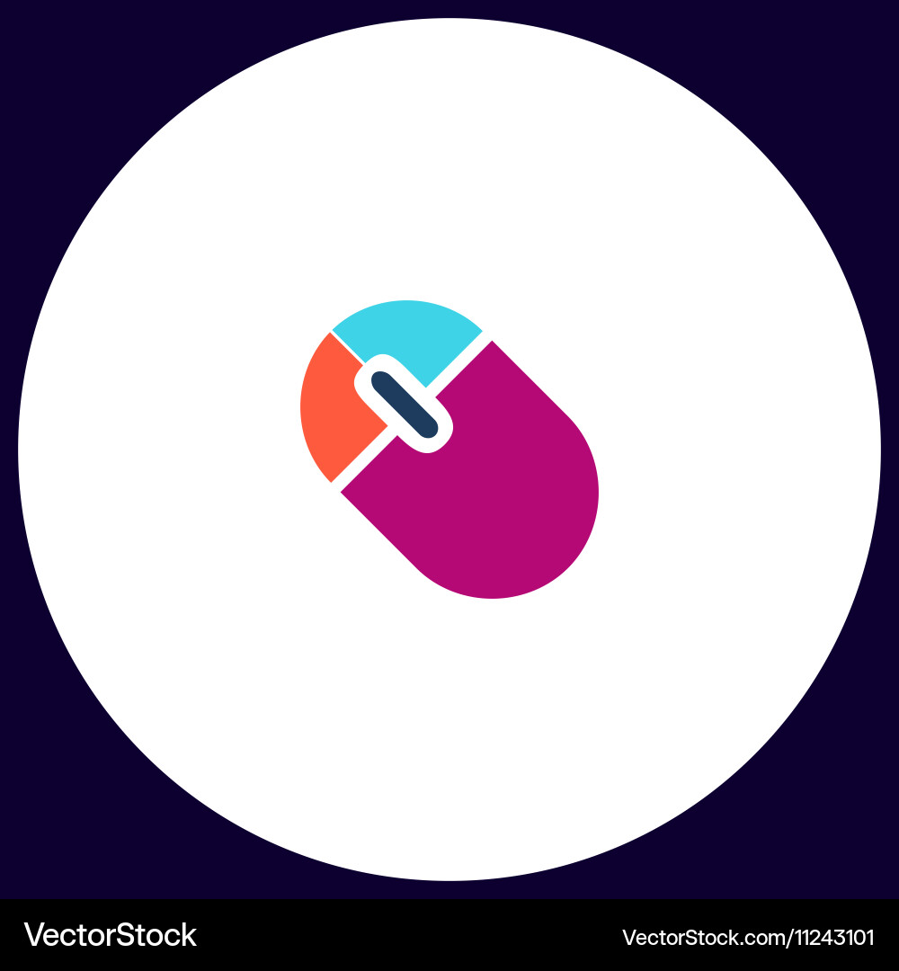 Pc mouse computer symbol vector image