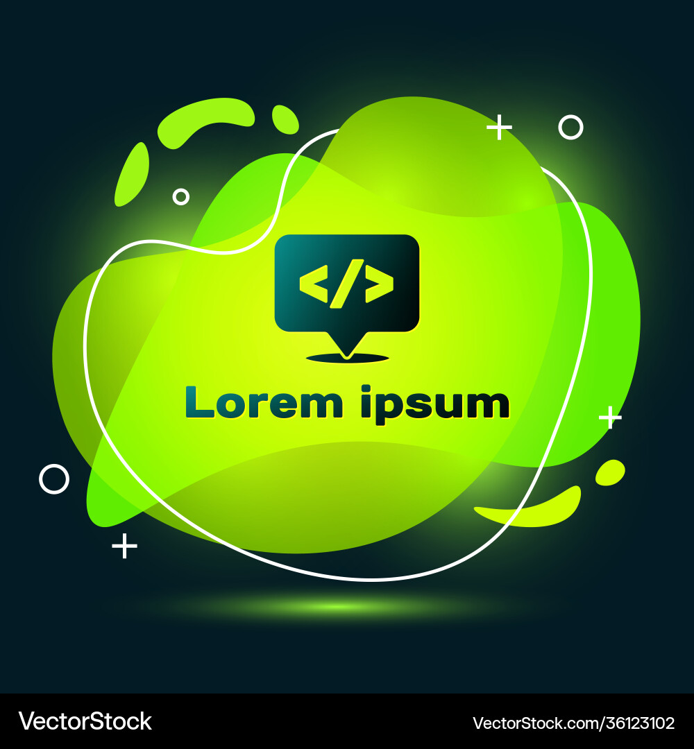 Black web design and front end development icon Black web design and front end development icon vector image