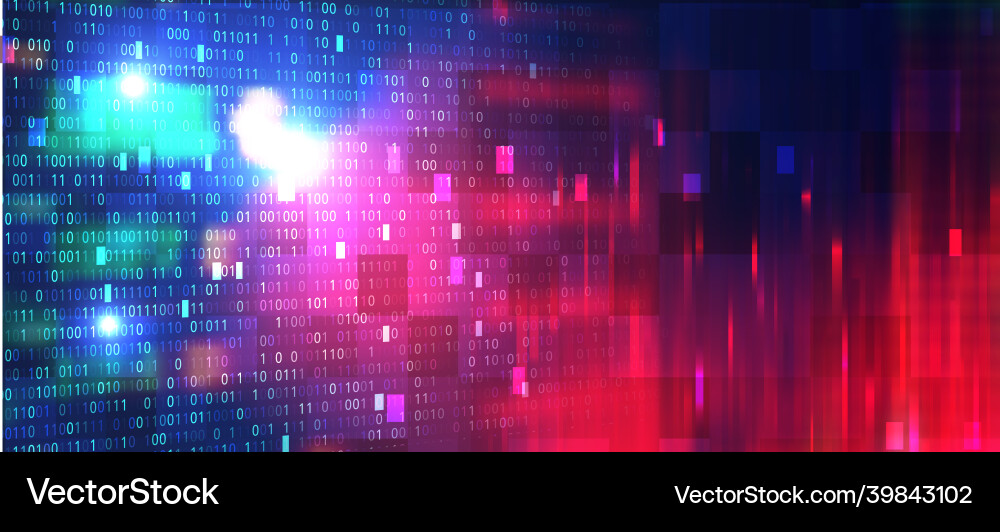 Digital futuristic background science technology Vector Image