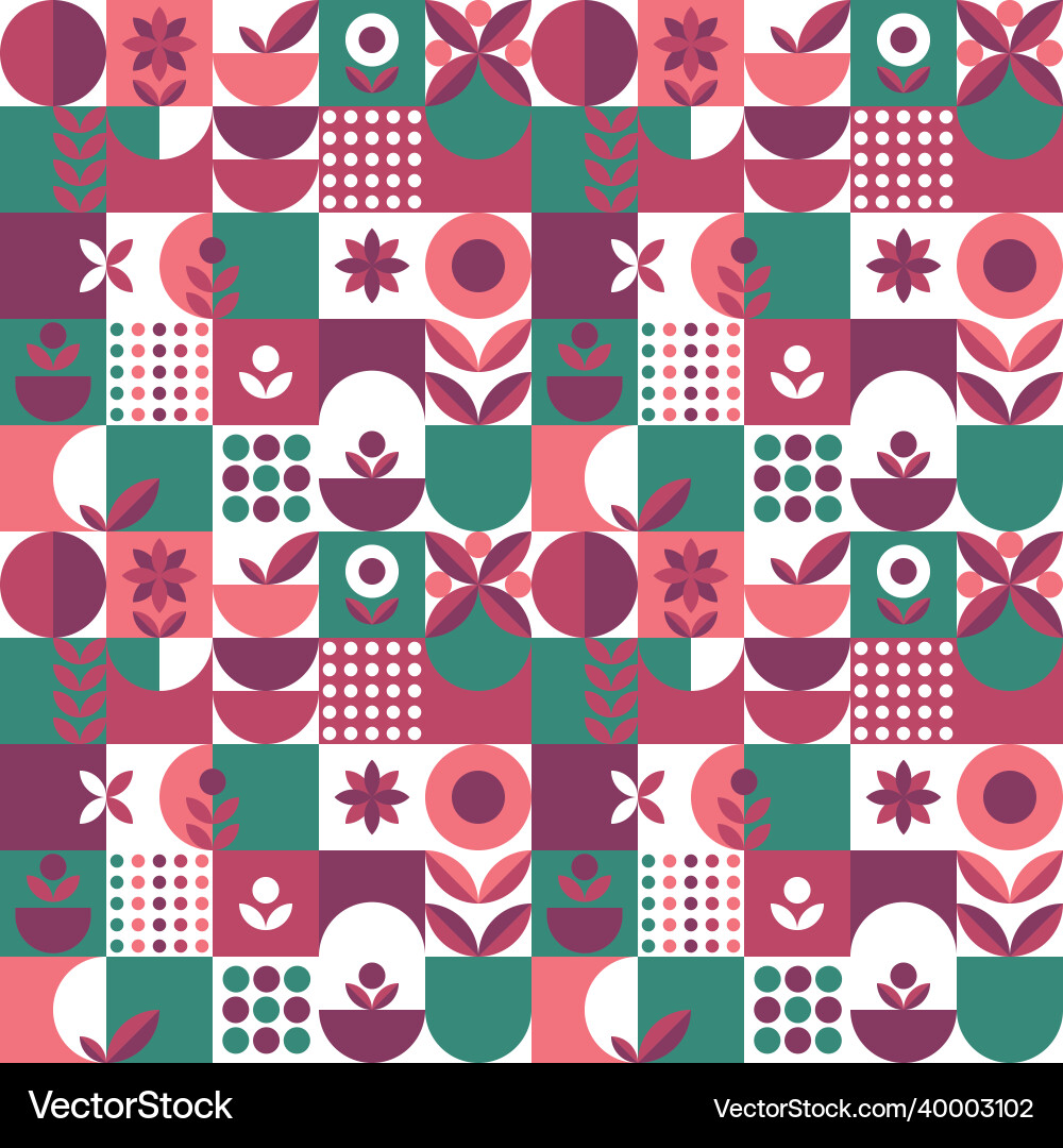 Microgreen pattern geometry in abstract style Microgreen pattern geometry in abstract style vector image