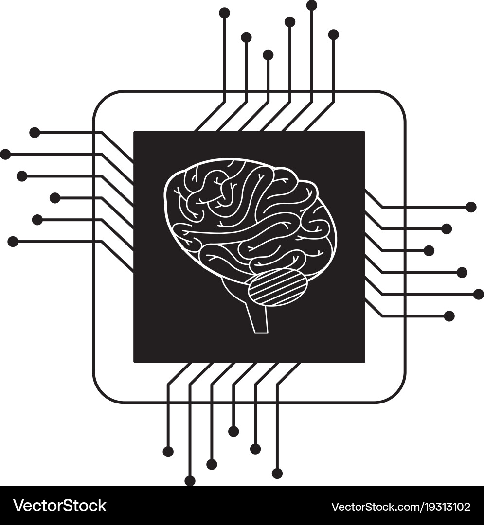 Processor circuit with brain vector image