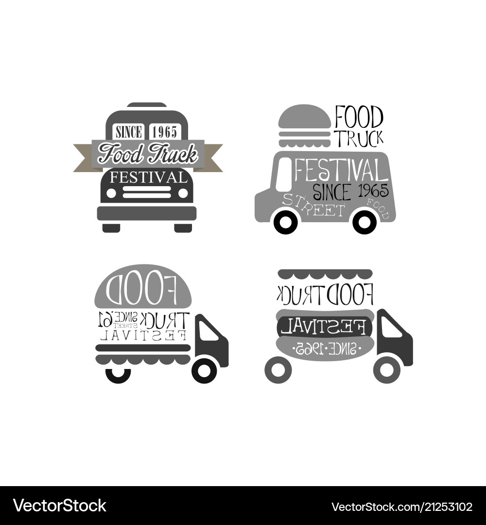 Set of original logo templates for food Set of original logo templates for food vector image
