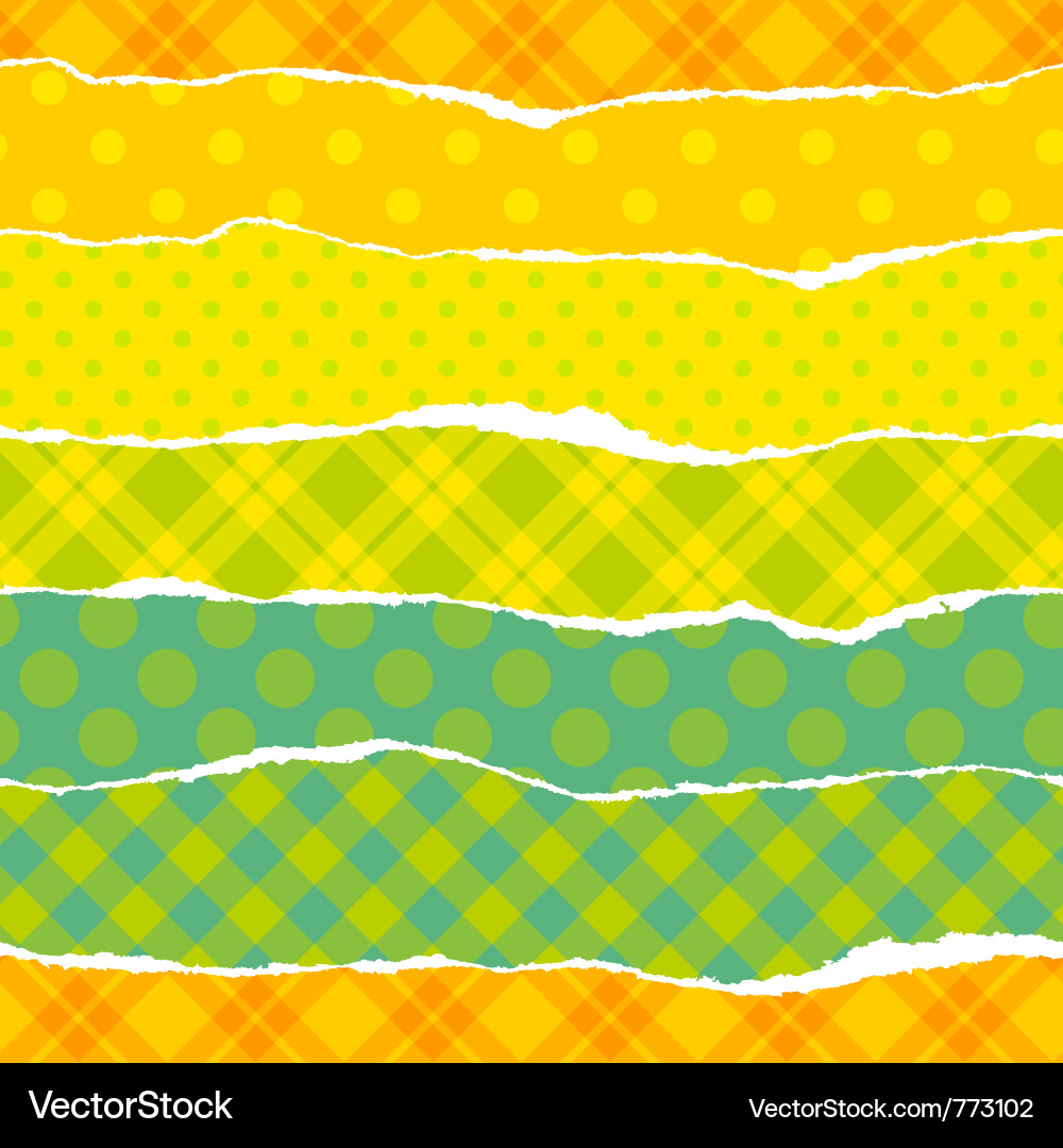 Torn Paper Pattern Vector Image