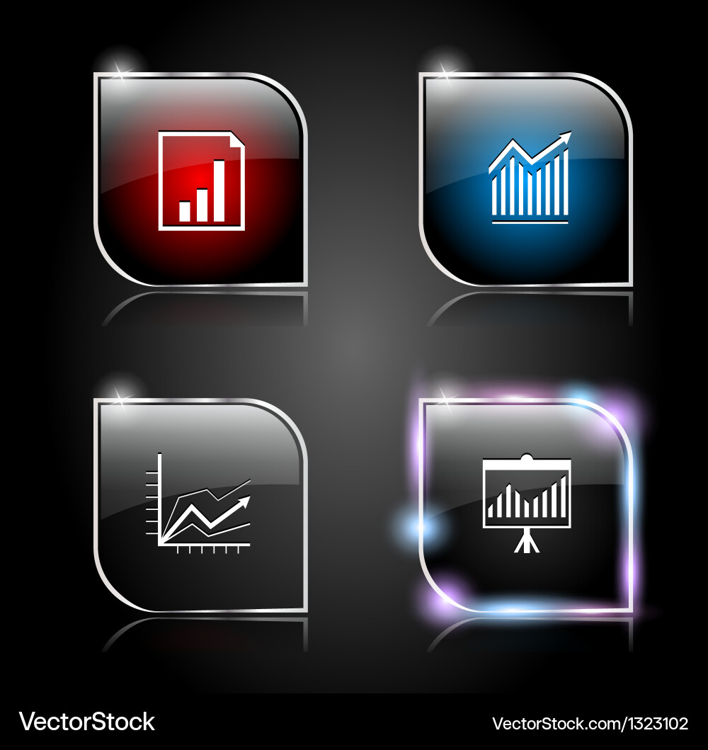 Web buttons pack vector image