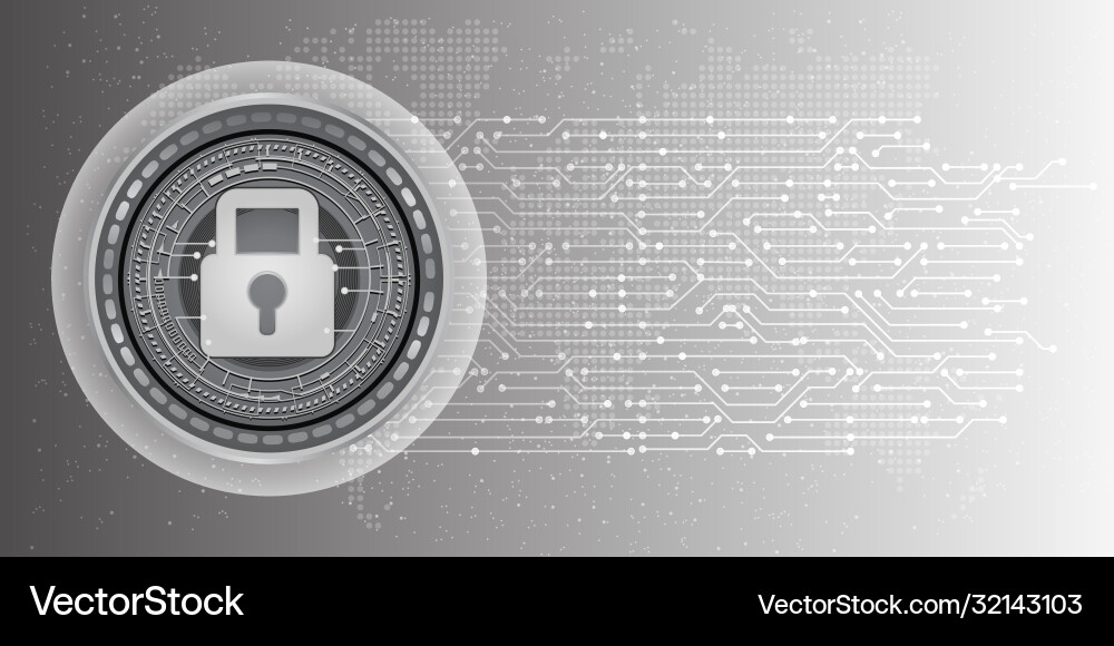 Abstract background cyber security Abstract background cyber security vector image
