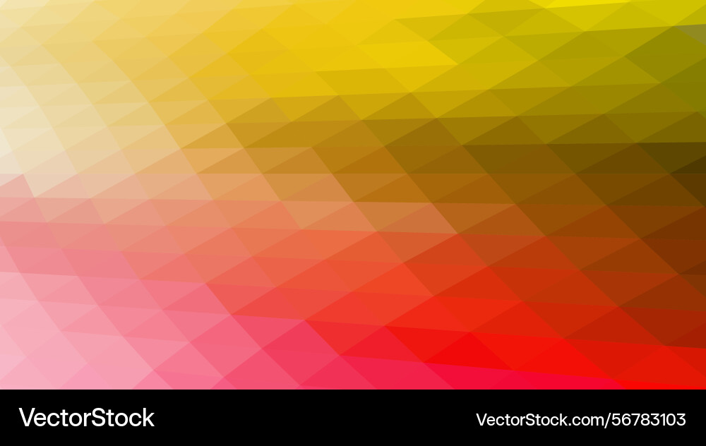 Abstract red yellow gradient triangles background Abstract red yellow gradient triangles background Vector Image