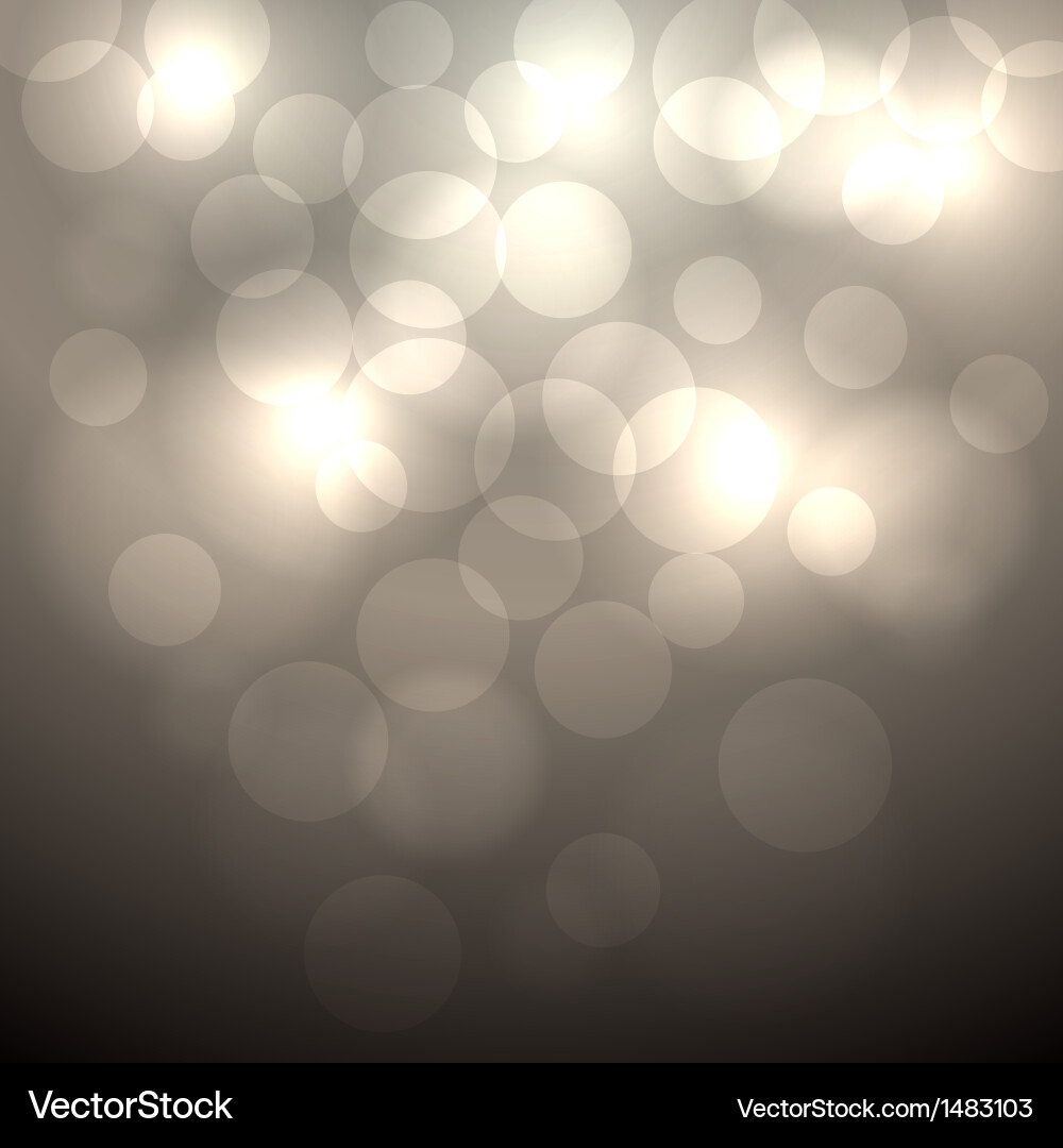Beige Bokeh Abstract Background vector image