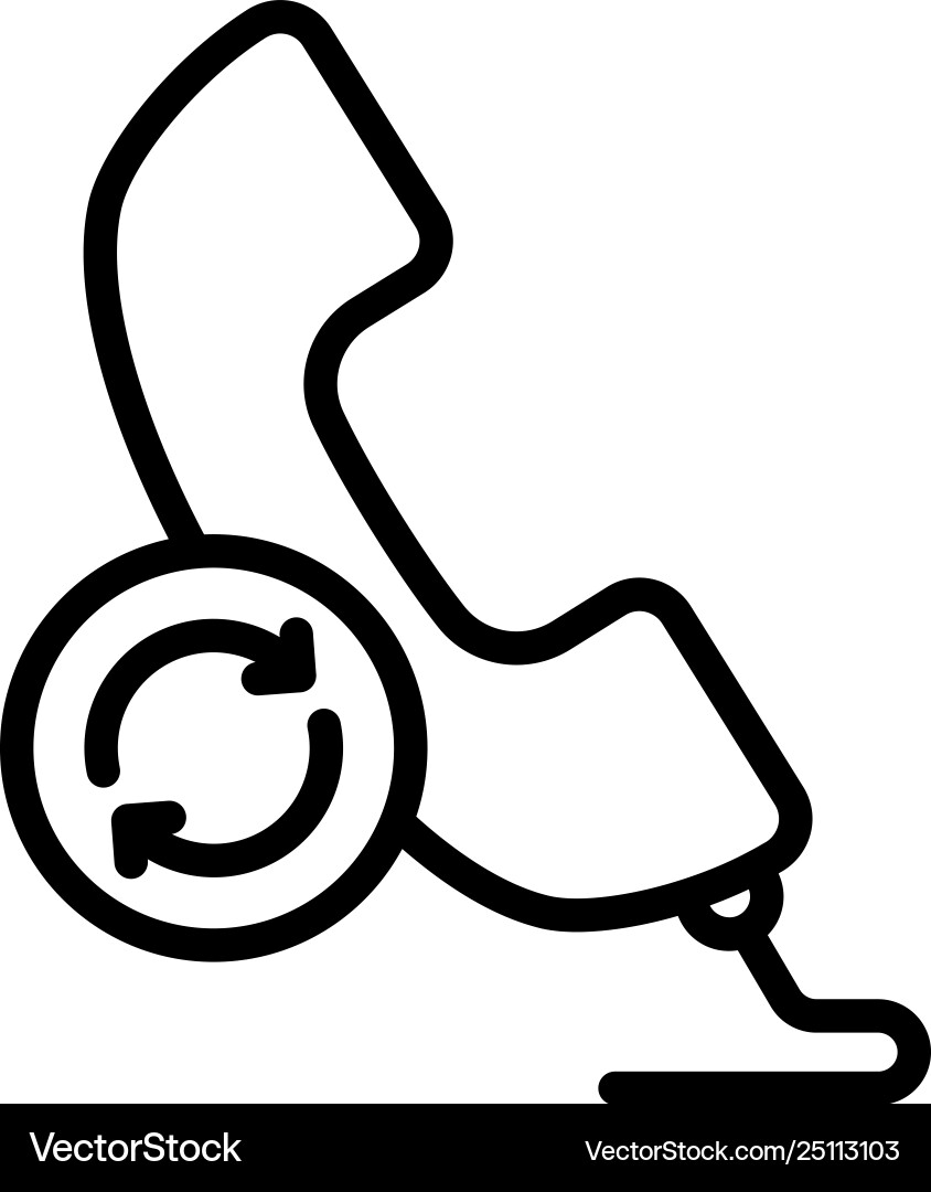 Refresh call Vector Image