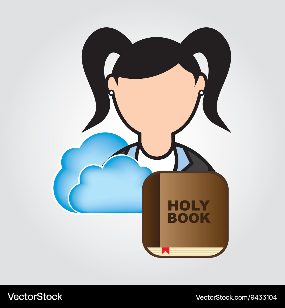 Cloud computing design vector image