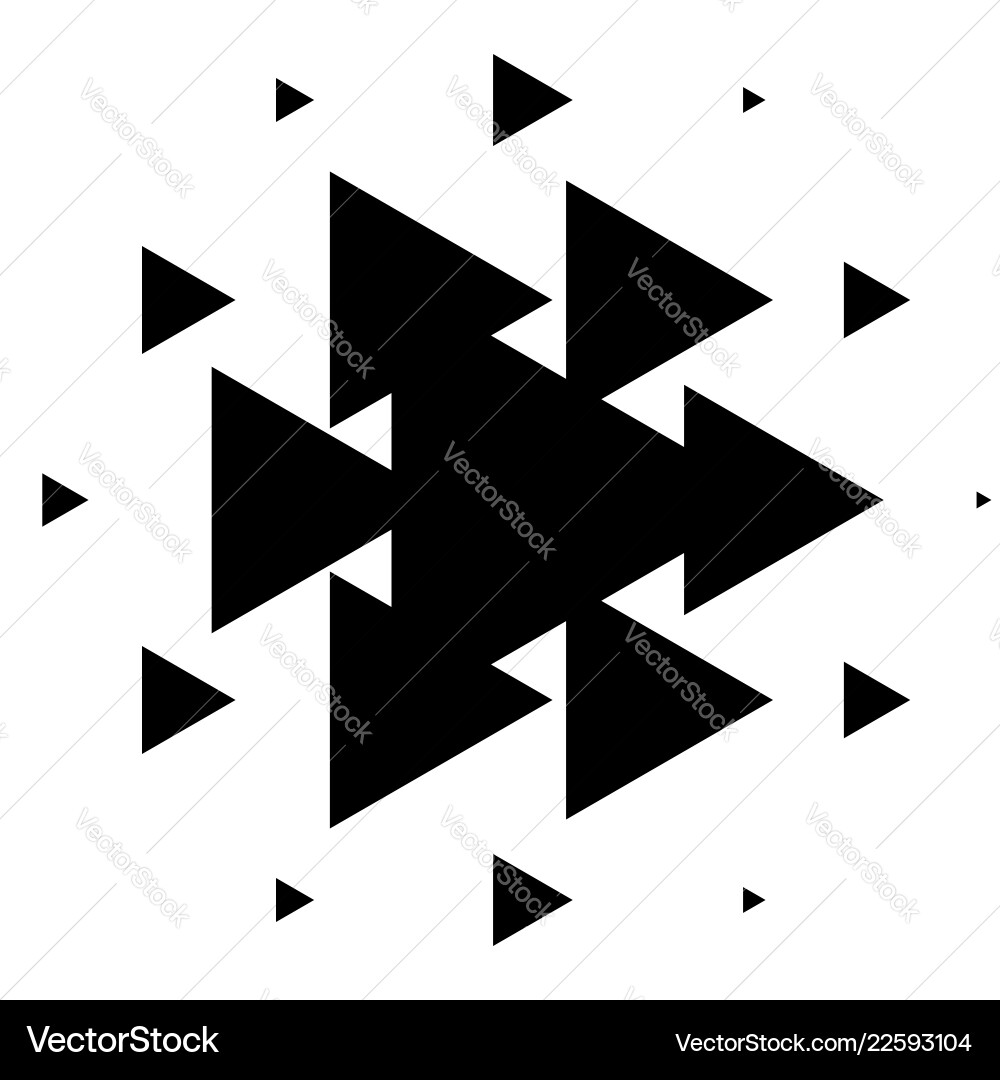 Halftone element with square or triangle instead Halftone element with square or triangle instead Vector Image