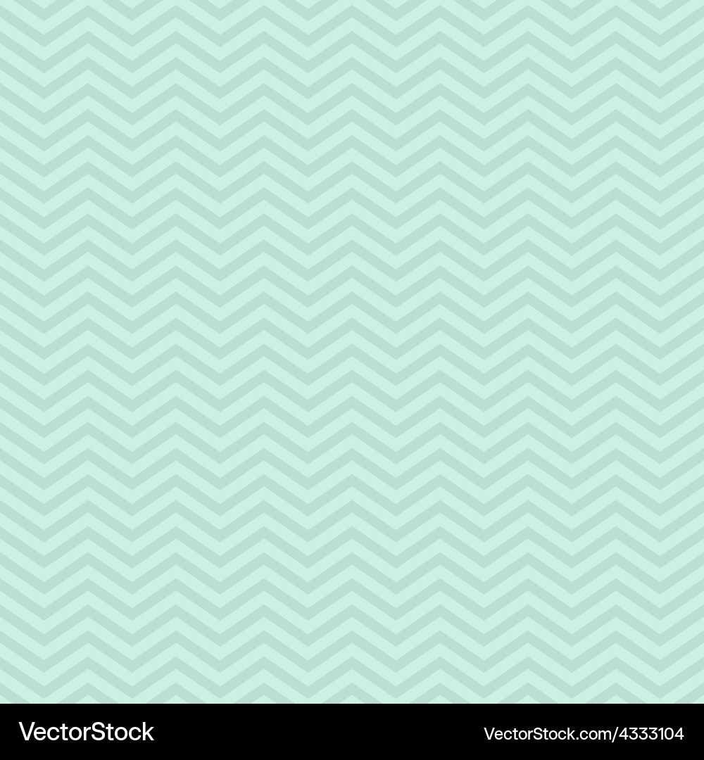 Mint Geometric Zigzag Pattern vector image