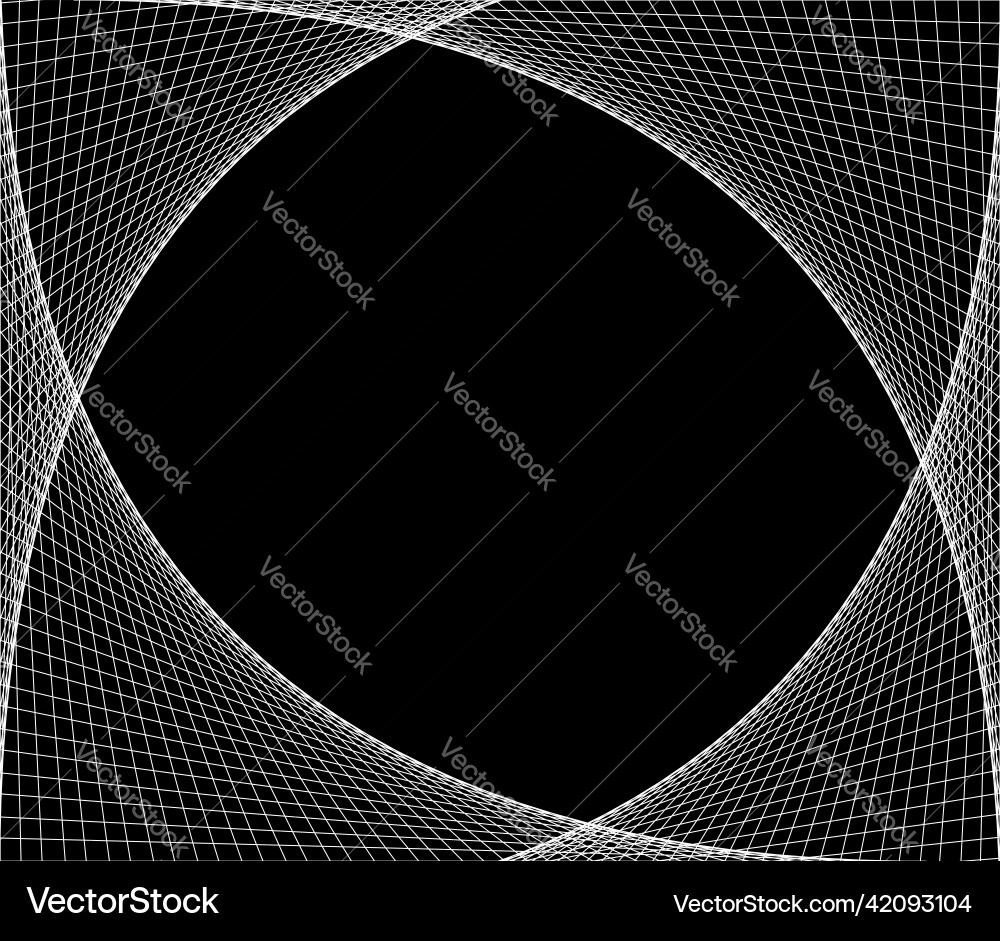 Netting intersecting lines grid mesh corners Netting intersecting lines grid mesh corners vector image