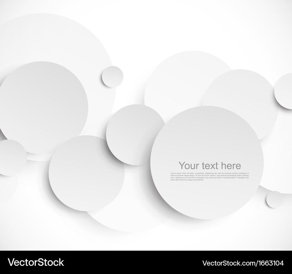 Paper Circle Abstract Background Vector Image