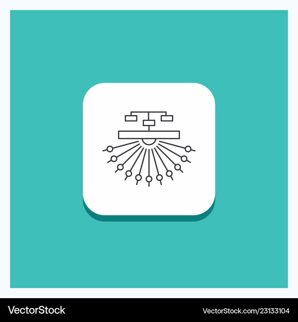 Round Button - Site Structure Optimization Vector Image