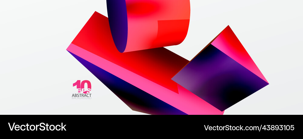 3d abstract background shapes triangle 3d abstract background shapes triangle Vector Image
