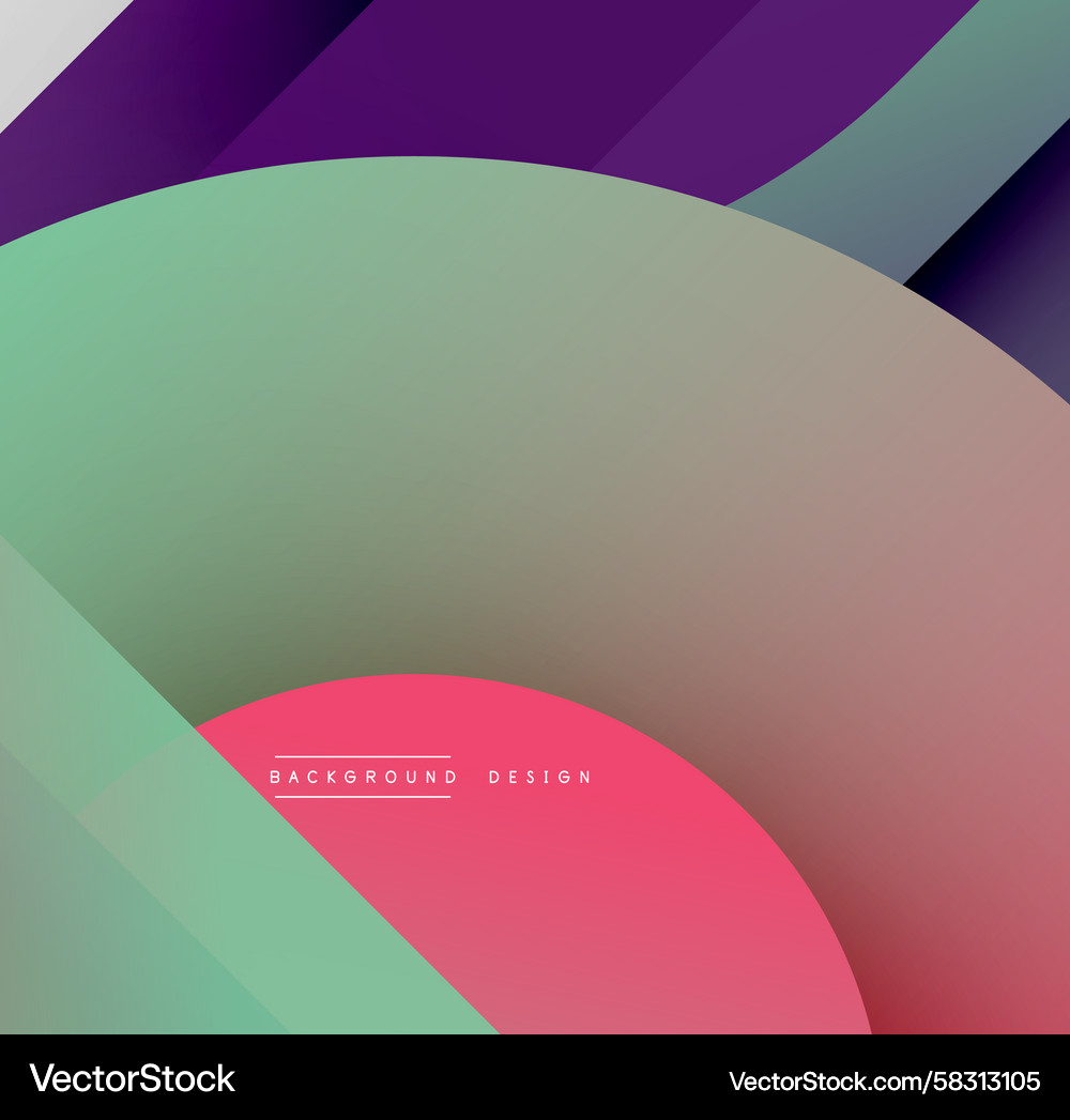 Abstract gradients overlap creating soft color Vector Image