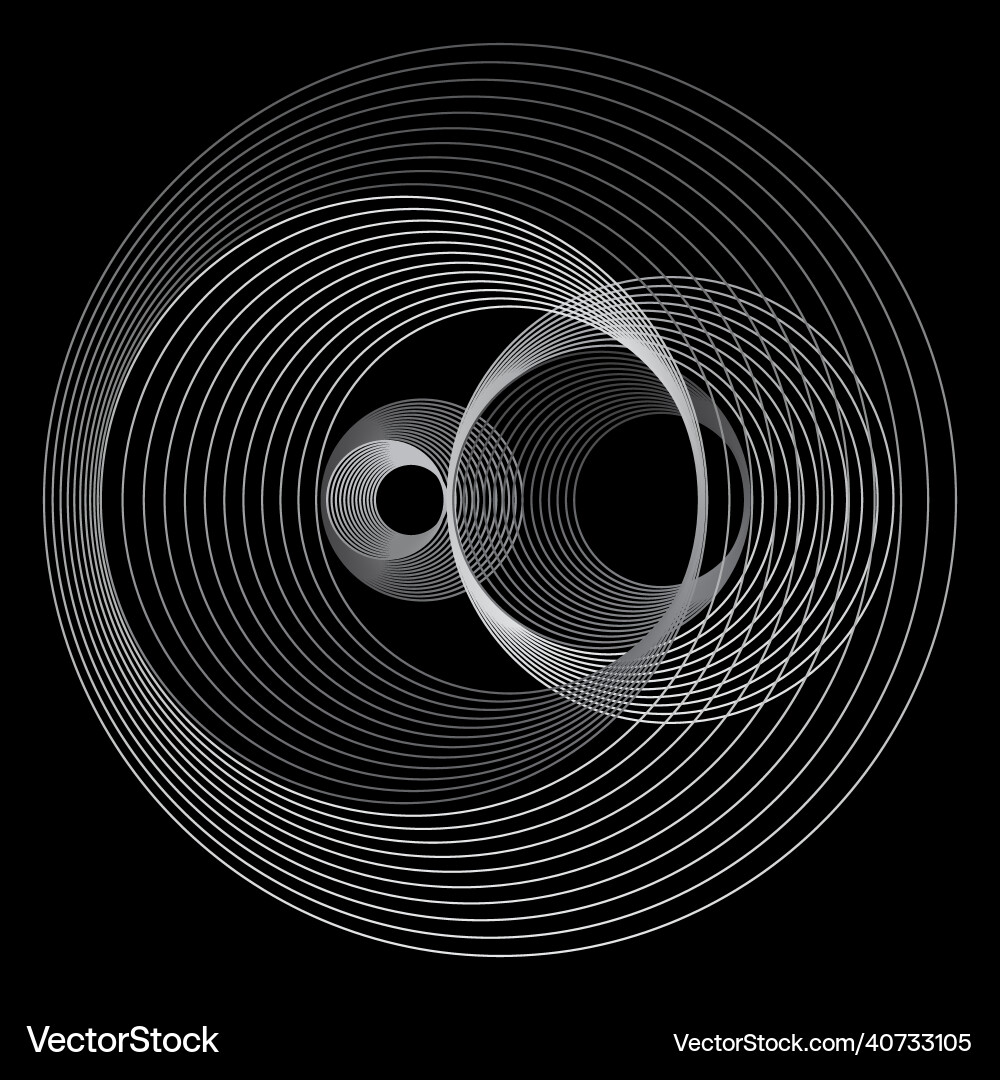 Abstract linear colored spiral background Abstract linear colored spiral background vector image