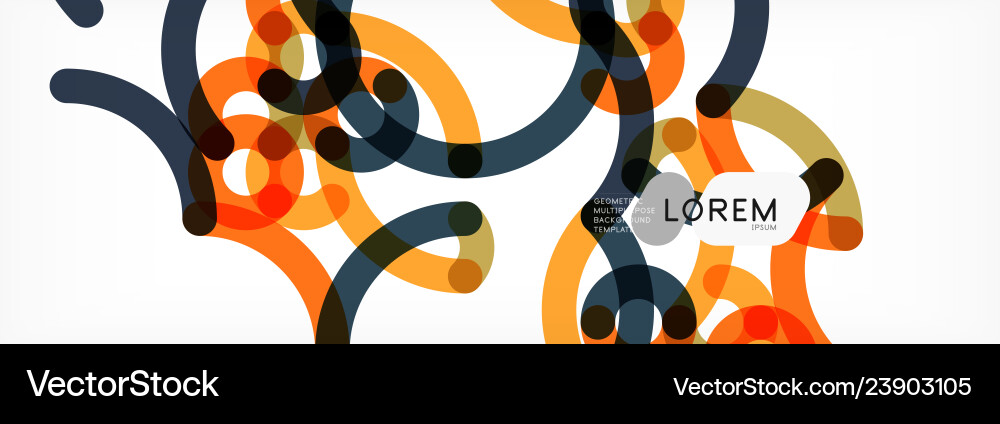 Abstract Wave Lines Background Vector Image
