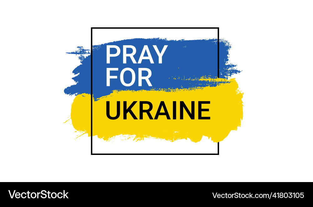 Betet für ukraine Flagge Frieden russland design Betet für ukraine Flagge Frieden russland design vektorbild