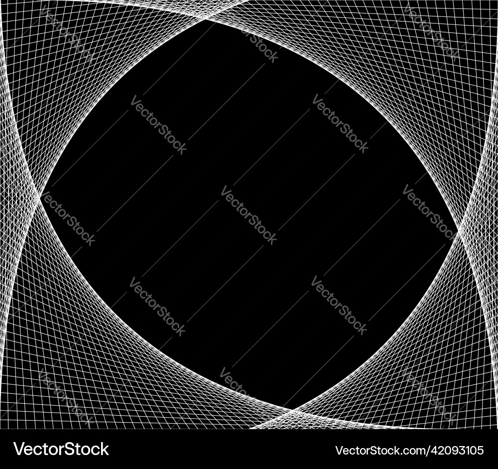Netting intersecting lines grid mesh corners Netting intersecting lines grid mesh corners vector image