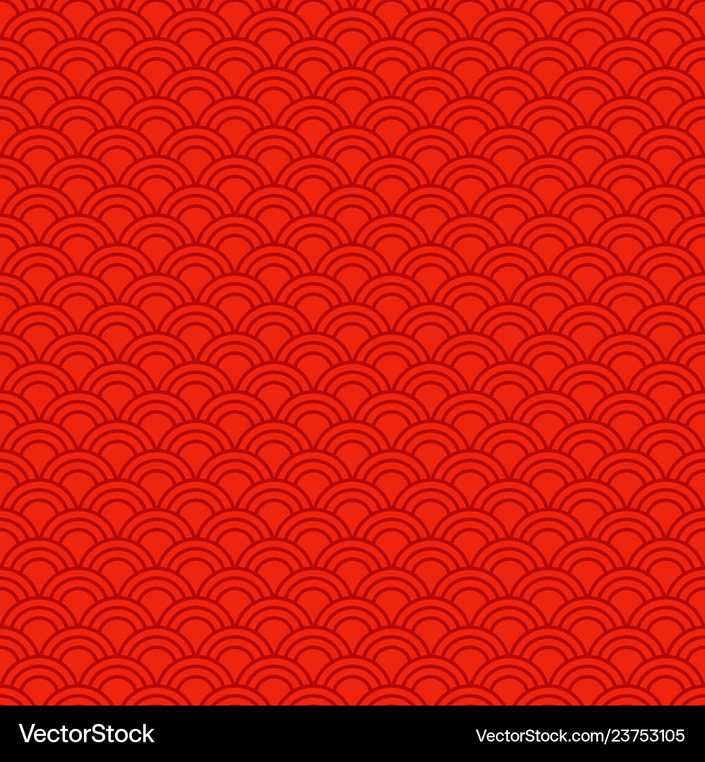 Red Abstract Wave Pattern vector image