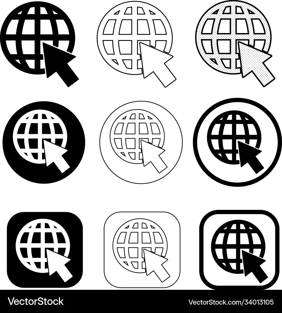 Simple web icon sign design Vector Image