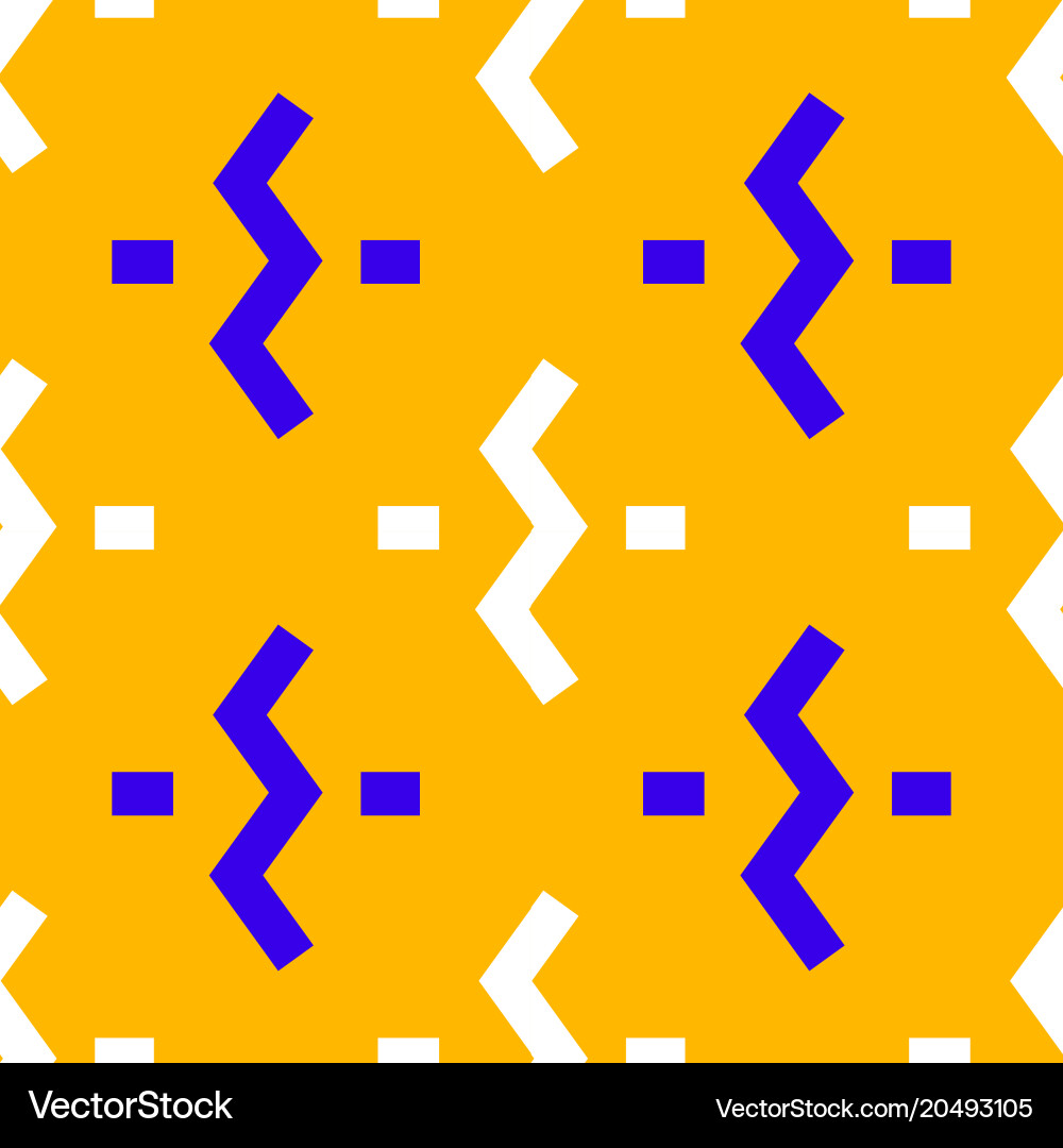 Zig zag link seamless pattern Vector Image