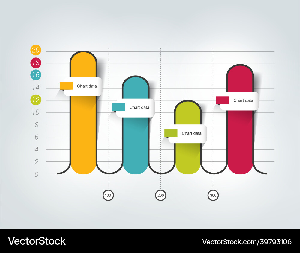 Diagramm für Infografiken Diagramm für Infografiken vektorbild