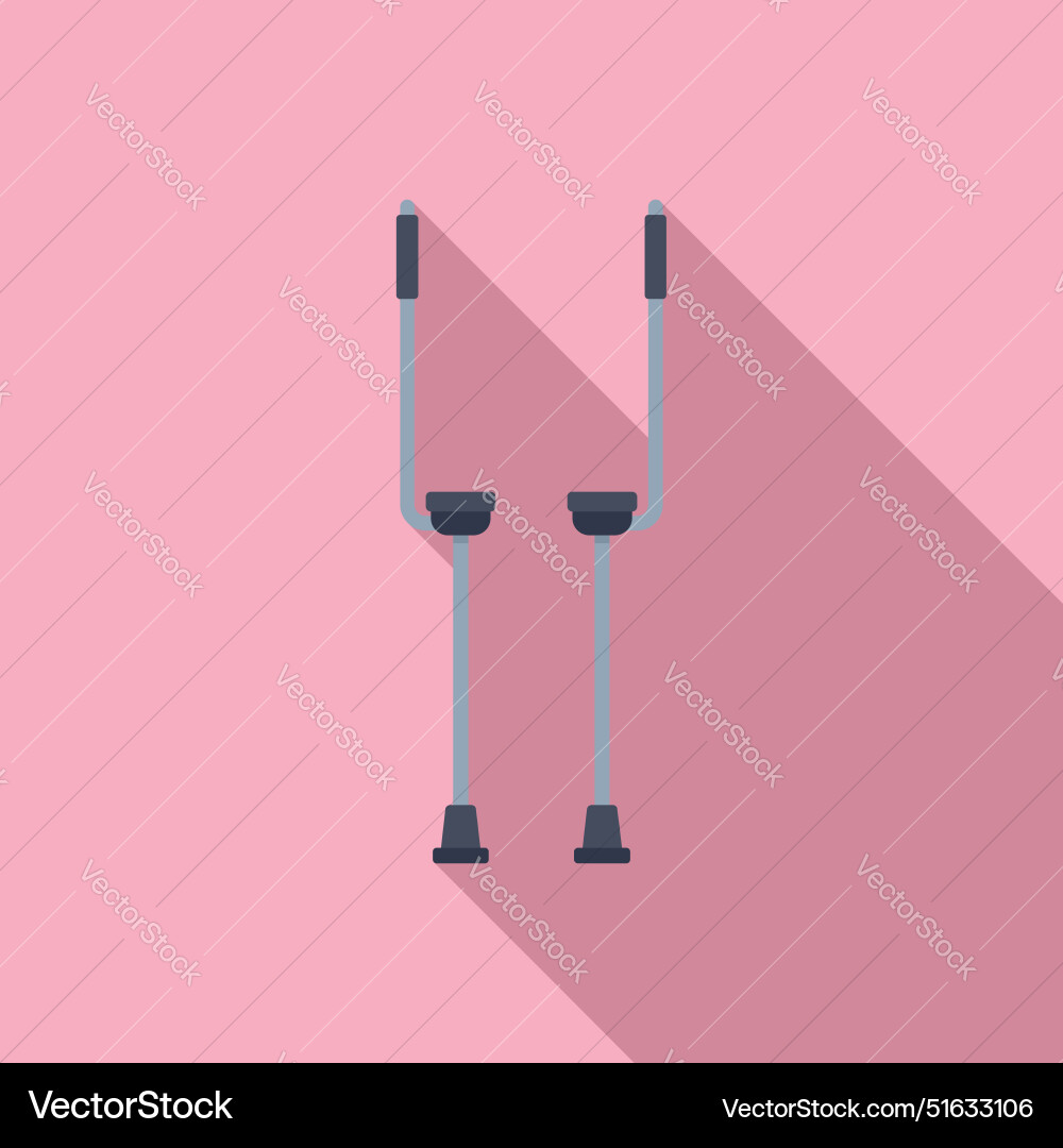 Jumping stilts icon showing bouncing Jumping stilts icon showing bouncing vector image