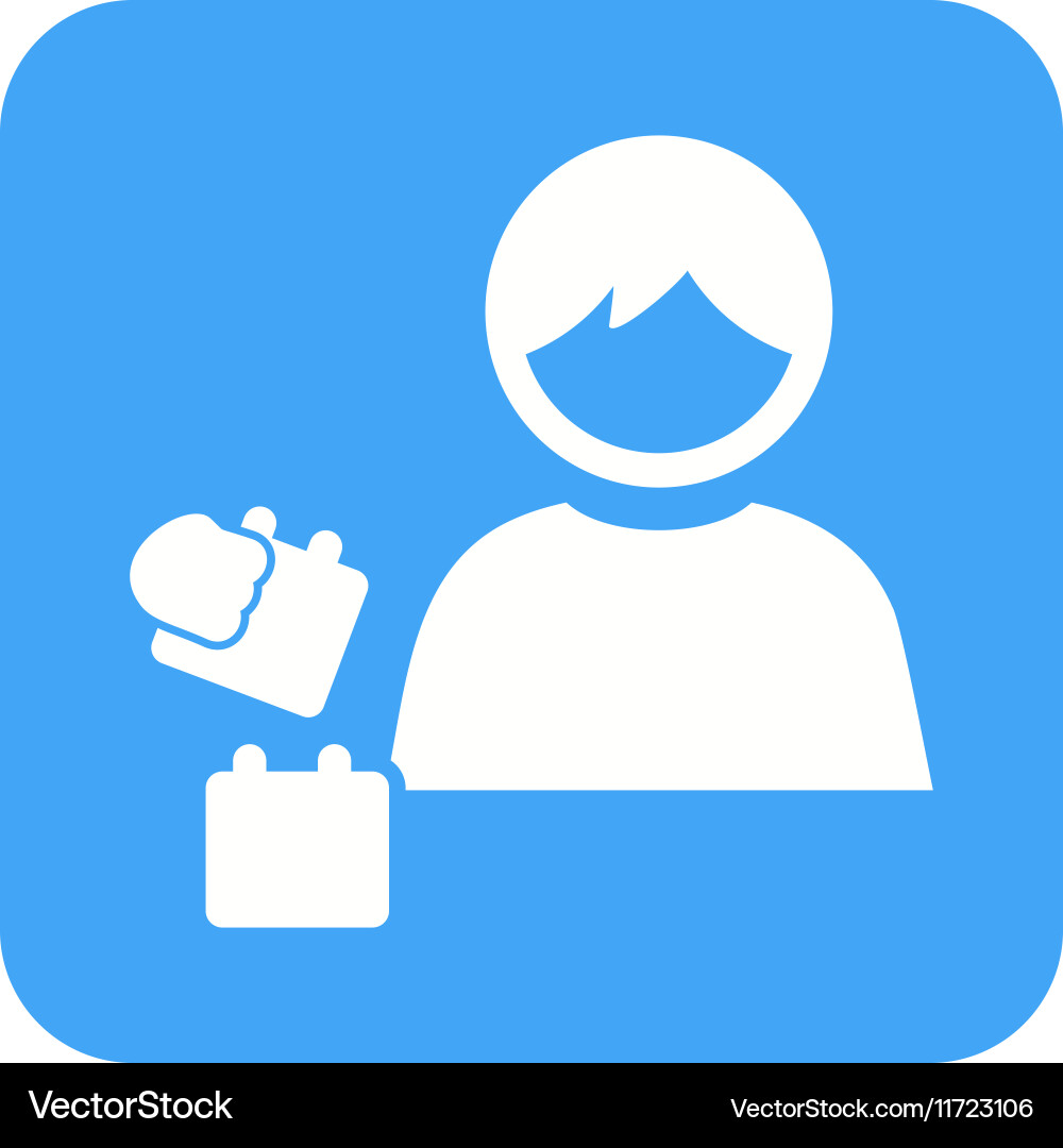 Playing with blocks vector image