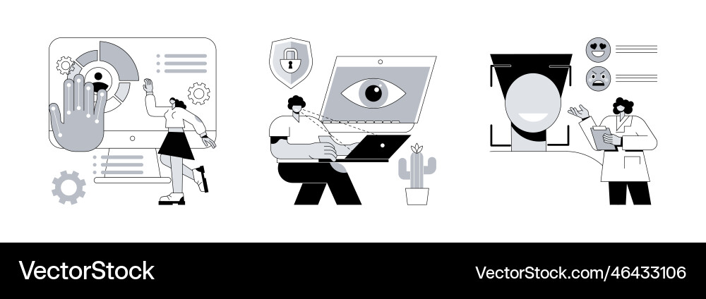 Smart Sensor Technology Concepts vector image