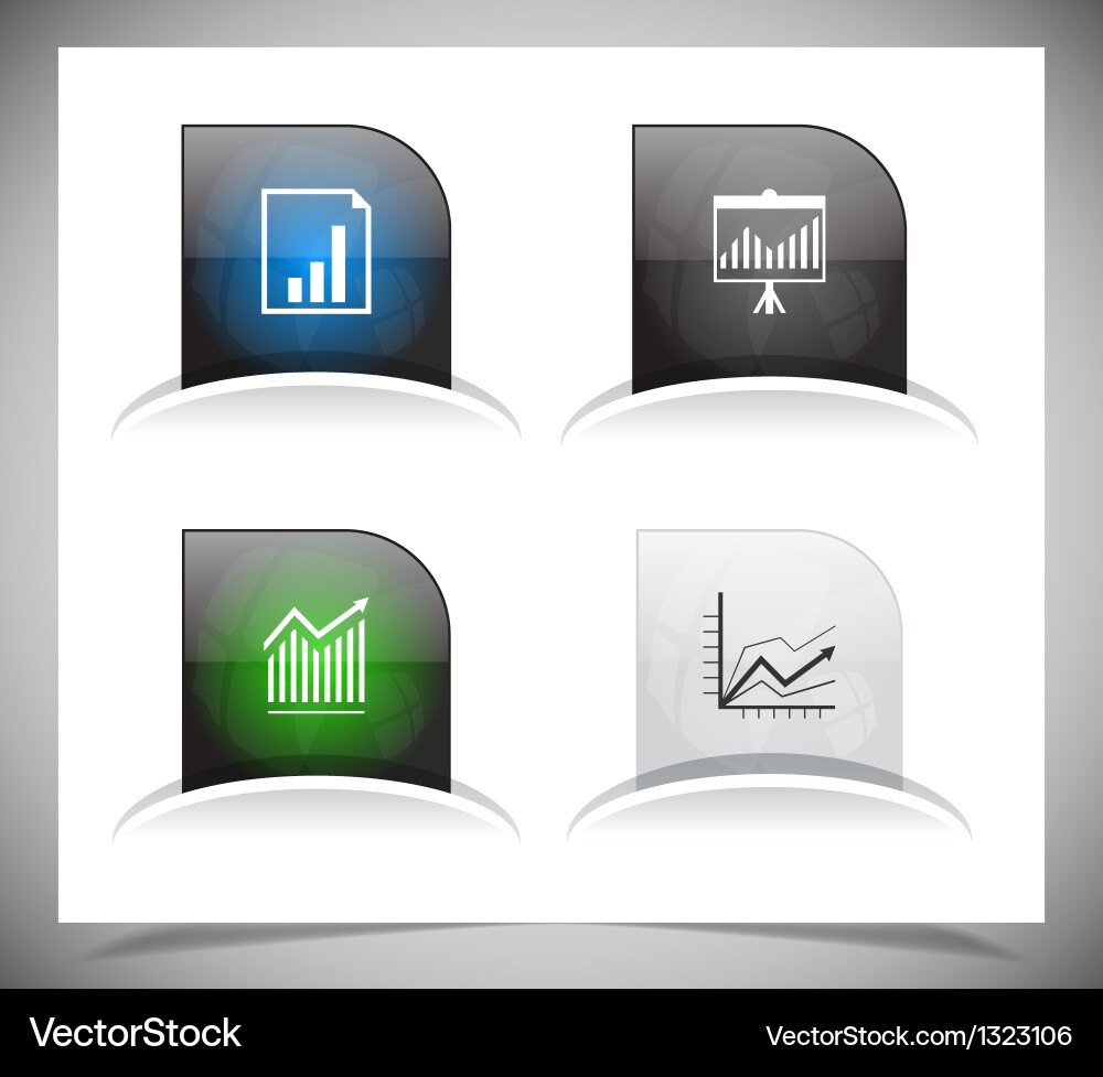 Web buttons pack Vector Image