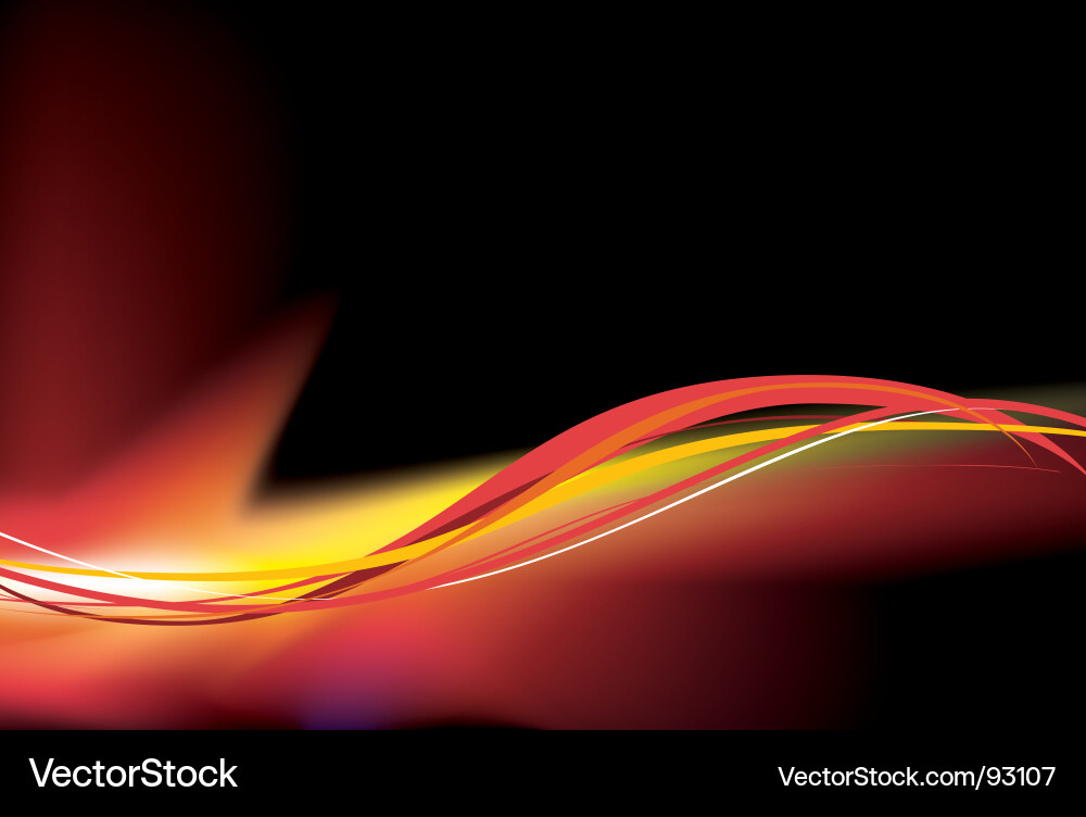Abstract waves design vector image