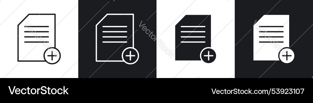 Add document icon Add document icon vector image