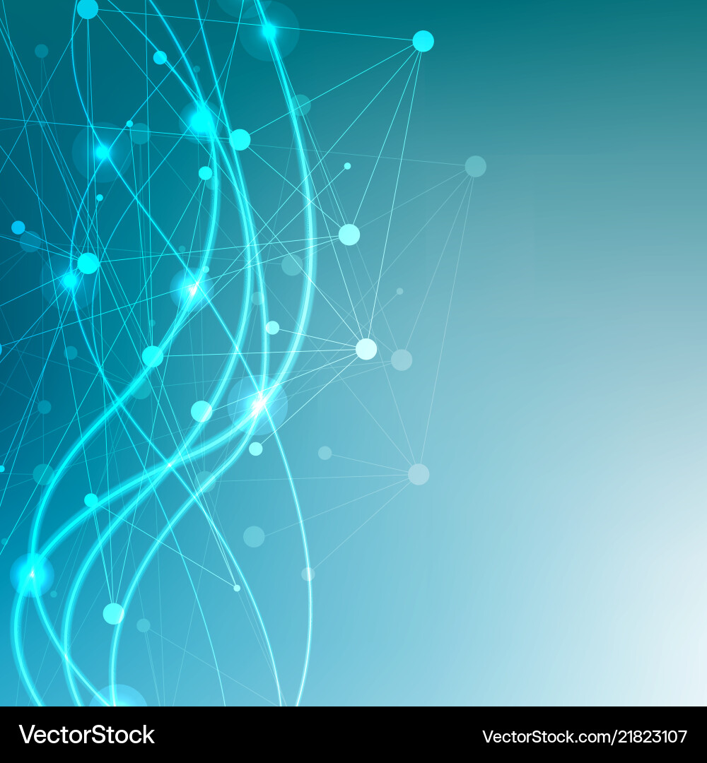 Geometric abstract background with connected line Geometric abstract background with connected line Vector Image