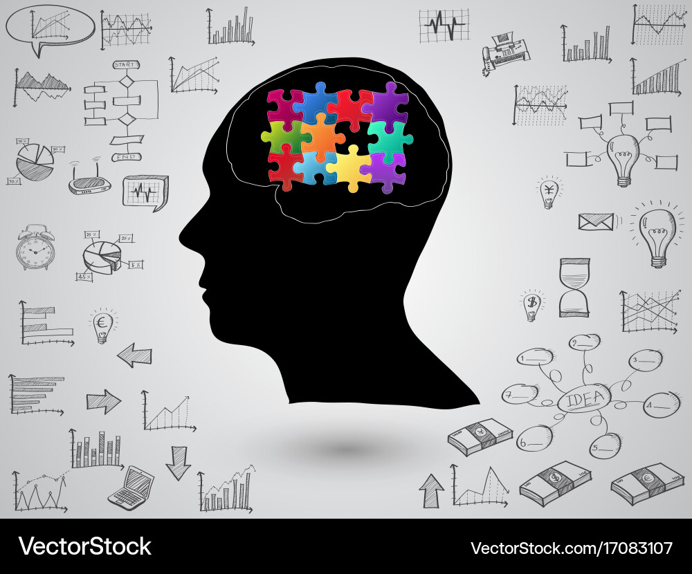 Human brain Vector Image