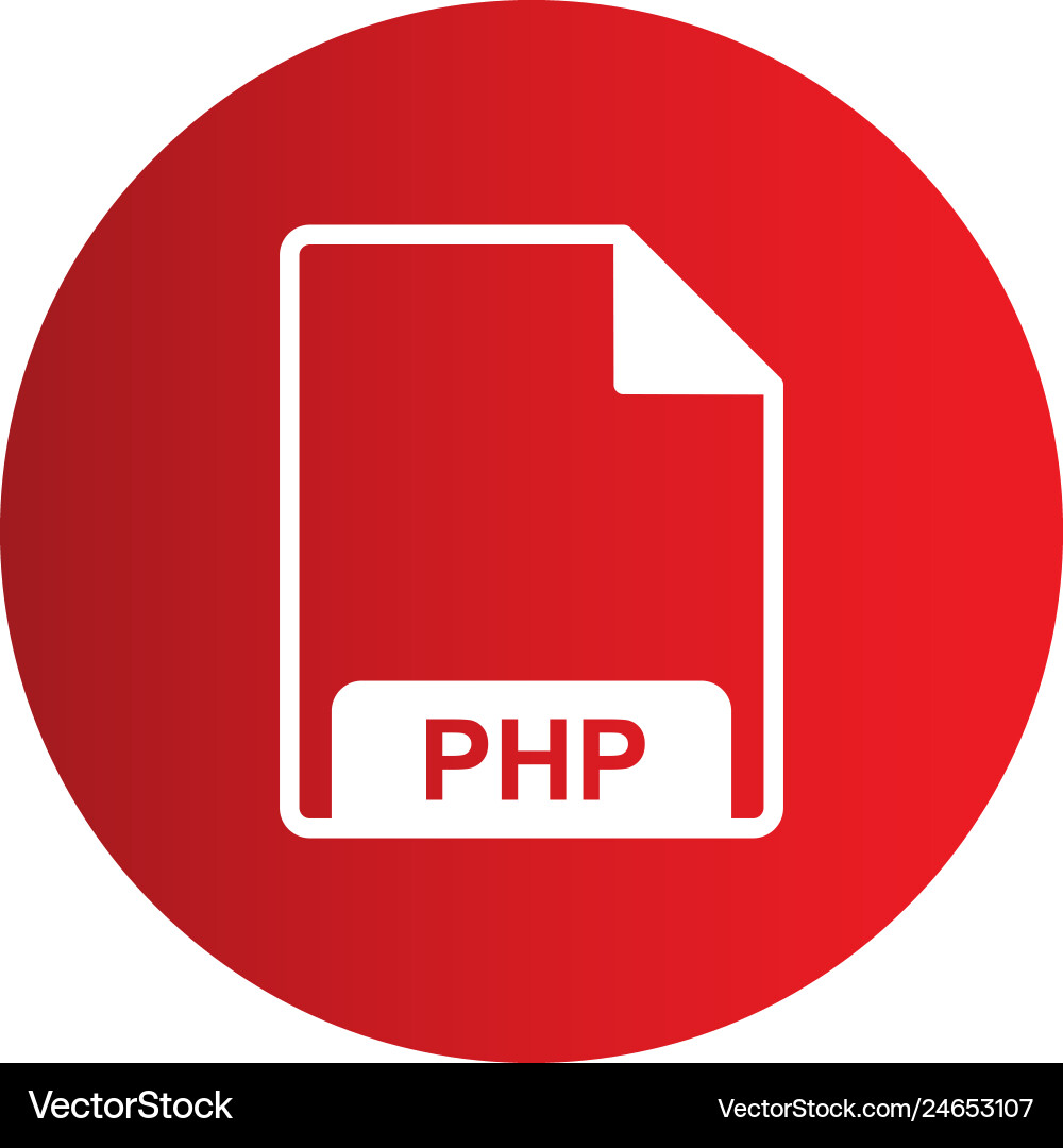 Php icon vector image