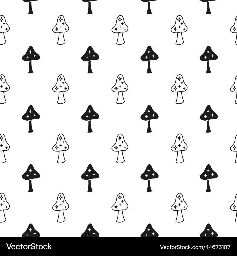 Seamless pattern with doodle celestial boho Seamless pattern with doodle celestial boho vector image