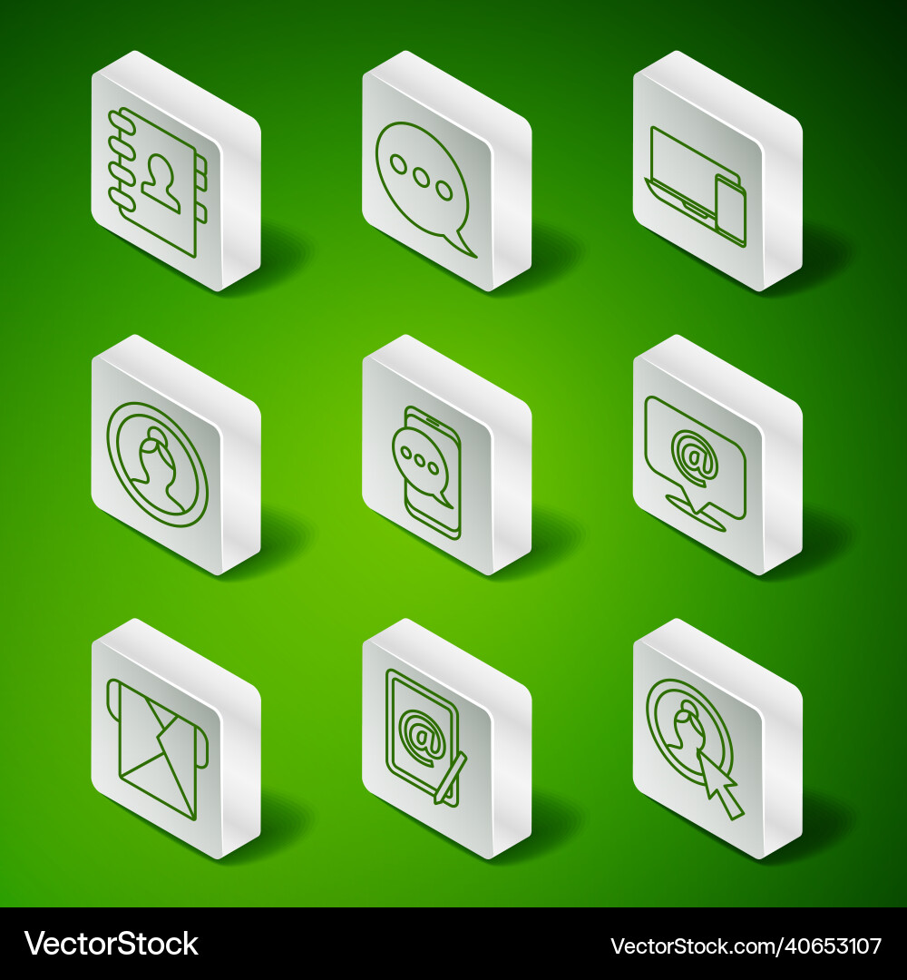 Set line create account screen mail and e-mail Set line create account screen mail and e-mail vector image