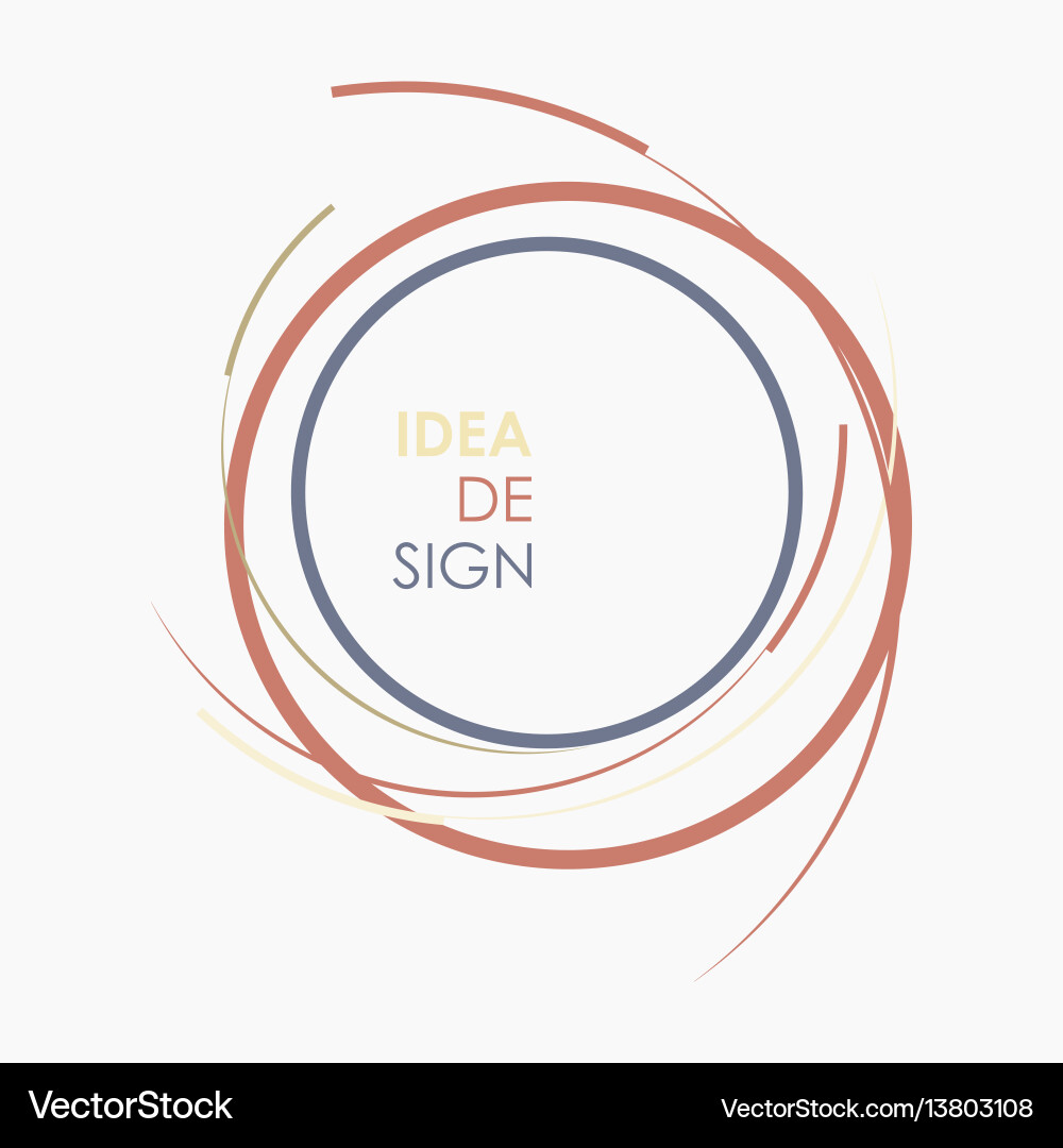 Abstract Circle Pattern vector image