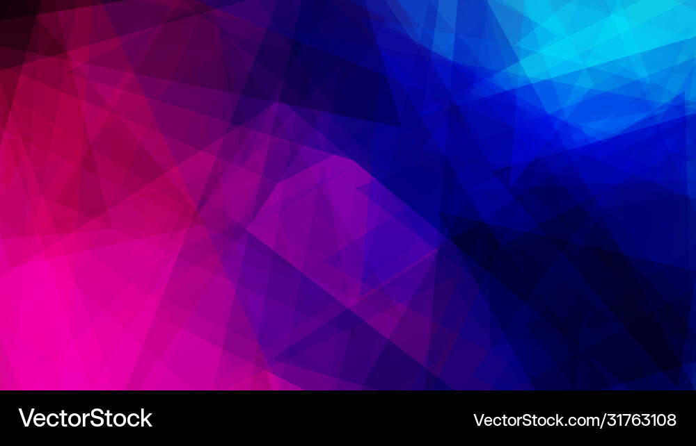 Abstract polygon background dark low poly random Abstract polygon background dark low poly random vector image