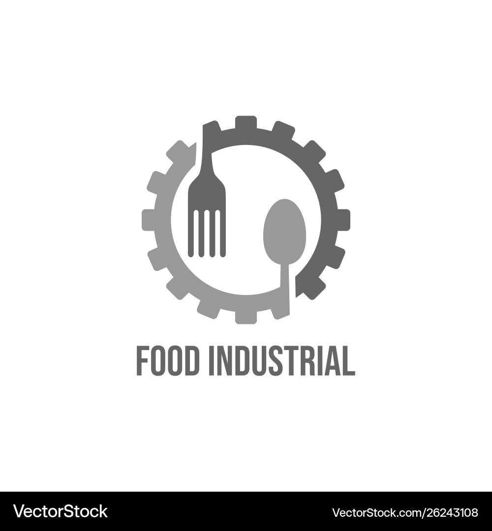 Food industry logo design – Royalty-Free Vector | VectorStock, image size:1000x1080